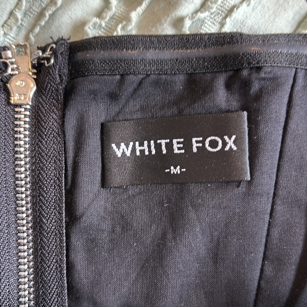 Black Strap Corset Top - White Fox - Picture 4 of 4
